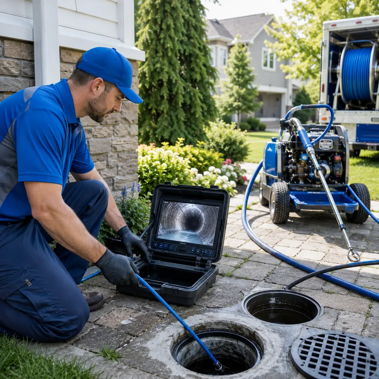 Outdoor drain cleaning professionals serving Fosters, AL
